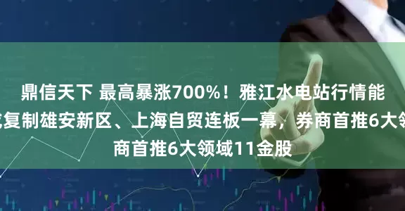 鼎信天下 最高暴涨700%！雅江水电站行情能走多远？或复制雄安新区、上海自贸连板一幕，券商首推6大领域11金股