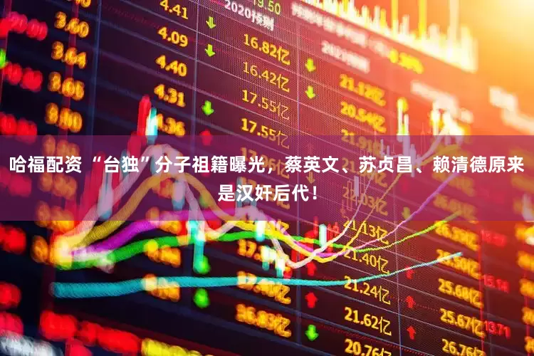 哈福配资 “台独”分子祖籍曝光，蔡英文、苏贞昌、赖清德原来是汉奸后代！